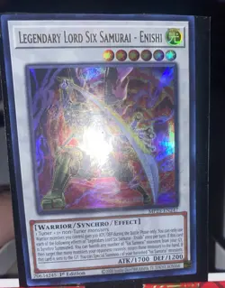 Yugioh! Legendary Lord Six Samurai - Enishi MP25-EN247 1st Edition - Image 1
