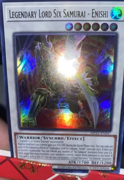 Yugioh! Legendary Lord Six Samurai - Enishi MP25-EN247 1st Edition - Image 2