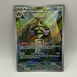 Aegislash 210/182 SV04: Paradox Rift Holo Pokemon Tcg Collectible Card - Image 1