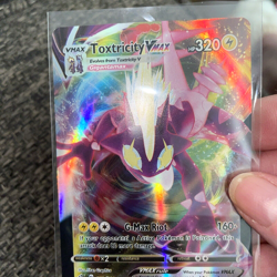 Lot of 2 Toxtricity VMAX SV113 & 071 Full Art Holo Foil Cards, Pokemon Fan Art - Image 3