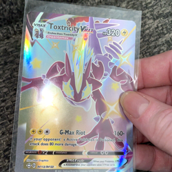 Lot of 2 Toxtricity VMAX SV113 & 071 Full Art Holo Foil Cards, Pokemon Fan Art - Image 4