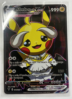 Albedo Pikachu Pokemon Card VCOS Holo Cosplay w/ Video - Image 4