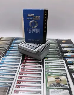 Star Trek TNG CCG Card Game Lot Of 200 - Image 1