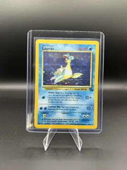 Lapras Pokemon Card Holo Fossil Set 10/62 - Image 1