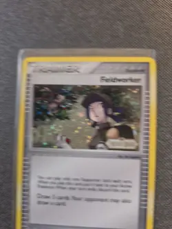 Fieldworker 73/92 EX Legend Maker 2006 Reverse Holo Pokemon Card TCG - LP/NM - Image 2