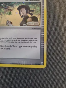 Fieldworker 73/92 EX Legend Maker 2006 Reverse Holo Pokemon Card TCG - LP/NM - Image 5