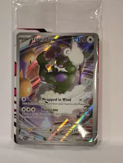 SEALED Tornadus SVP 210 Full Art Black Star Promo Pokemon Card - Image 1