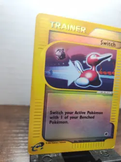 Switch 157/165 Reverse Holo Expedition Pokemon Card 2002 WoTC E-Reader (MP) - Image 2