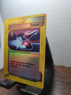 Switch 157/165 Reverse Holo Expedition Pokemon Card 2002 WoTC E-Reader (MP) - Image 3