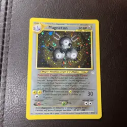 Pokemon TCG Magneton 10/64 Holo Unlimited Card Neo Revelation - Image 1