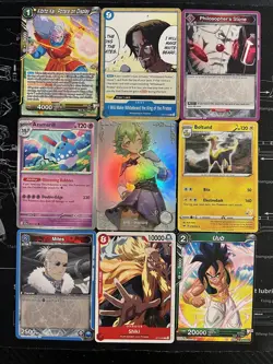 Variety of Trading Cards Pokemon - Dragonball - Union Arena - One Piece- Waifu - Image 1