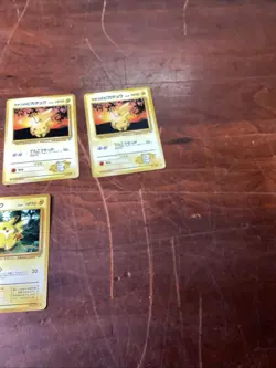 Lot Of 11 Japanese Pocket Monsters Pokemon Pikachu Lightning Trading Cards - Image 4