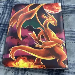 Pokemon Zip Up Card Binder 50 Removeable Card Sheets Charizard Mega - Image 3