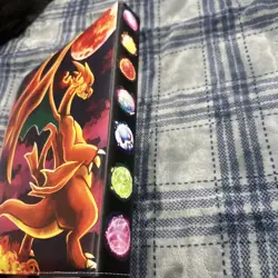 Pokemon Zip Up Card Binder 50 Removeable Card Sheets Charizard Mega - Image 4