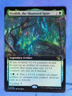 1x FOIL EXTENDED Ozolith, the Shattered Spire, MOM, Magic: the Gathering, MtG - Image 1