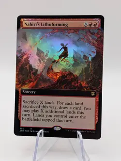 Magic the Gathering | Nahiri's Lithoforming | Extended Art Foil | NM/LP - Image 1