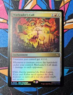 Warleader's Call NM Foil MTG Murders At Karlov Manor MKM Unplayed Magic - Image 1