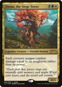 Magic MTG - Doran, the Siege Tower - Promo Judge - MINT/NMINT - EN - FOIL - Image 1