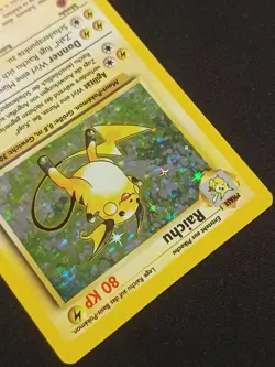 Pokemon German Raichu Holo Base Set 14/102 Deutsch NM Vintage Retro - Image 2