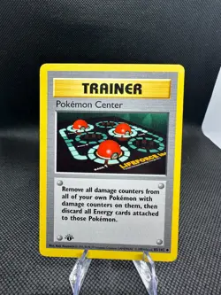 Pokemon Center 85/102 Uncommon 1st Edition Base Set LP Vintage Pokemon WoTC 1999 - Image 1