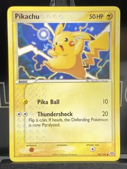 Pokemon TCG: Pikachu (non holo) Ex Emerald 60/106 NM/M - Image 3