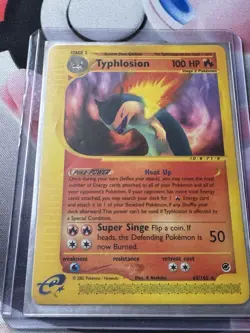 Pokemon TCG Typhlosion 65/165 Rare Non-Holo e-Reader - Image 1