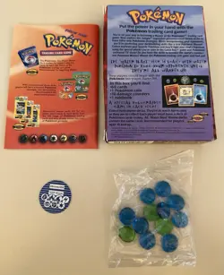 Pokemon TCG Water Blast Jungle Theme Deck Box, Rules, Damage Counters, and Coin - Image 2
