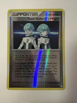 Pokemon TCG Team Galactic's Wager 115/123 Reverse Holo Near Mint Condition - Image 1