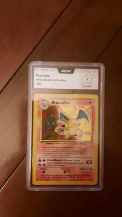 ❤ carte Pokemon Dracaufeu 4/102 Holo Set De Base PCA 7 FR 1999 - Image 1