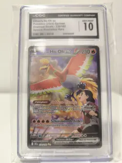CGC 10 Pokemon Klarins Ho-Oh ex 230/182 Ewige Rivalen Holo No PSA - Image 3