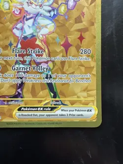 Pokemon Terapagos Ultra Prem. Box Cinderace ex 163 Gold Black Star Promo (NM) - Image 5