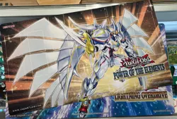 Yu-Gi-Oh Power of The Elements Premiere Playmat & Lightning Overdrive W/ Tub - Image 1