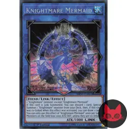 Yugioh Knightmare Mermaid MP19-EN025 Secret Rare 1st Edition NM - Image 1