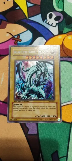 Blue-Eyes White Dragon BPT-003 Secret Rare Limited Edition YuGiOh TCG - Image 2