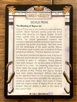 Warhammer 40K CCG Horus Heresy CCG OOP Daemon's Fire Story Card Set, 26 Cards - Image 1