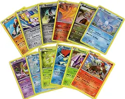 Legendary & Mythical Pokemon 12 Cards Lot - Includes 2" x 3" x 1", Multicolor - Image 1