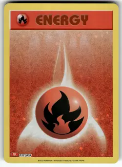 Basic Fire Energy 033/034 Trading Card Game Classic NM Pokemon Card TCG - Image 1