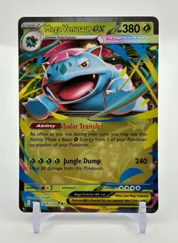 Mega Venusaur EX 003/132 - Pokemon Card RR Holo Mint ?? Mega Evolution - Image 1