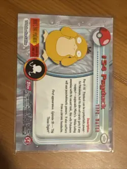 Psyduck #54 Topps TV Animation Edition Blue Label Pokemon Card - Image 2