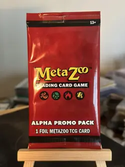 1x Sealed Metazoo ALPHA PROMO PACK (1 Foil Card) 2025 METAZOO Cards - Image 1