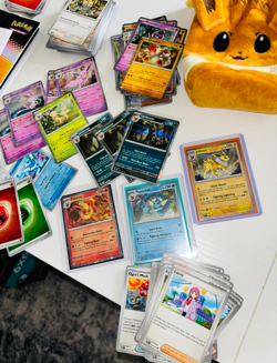 Huge Pokemon Prismatic Evolutions Bundle. Binder, Cards, Pouch. Umbreon NM. TCG. - Image 2