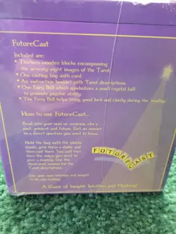Future Cast Tarot Card Dice Blocks Game Divination Fortune Telling 2004 Sealed - Image 3
