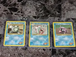 Misty's Seaking Poliwhirl Shellder Pokemon Card Lot x3 55/132 53/132 89/132 - Image 1