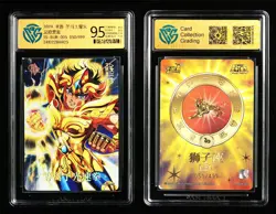 CCG 9.5 KAYOU 2024 Saint Seiya CCG Card SS-BUR-005 Aiolia 050/499 - Image 1