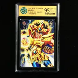 CCG 9.5 KAYOU 2024 Saint Seiya CCG Card SS-BUR-005 Aiolia 050/499 - Image 2