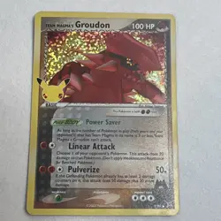Team Magma's Groudon 9/95 Pokemon Celebrations Card - Image 1