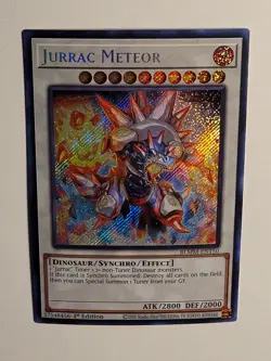 1ST EDITION JURRAC METEOR 2025 BLMM-EN150 YUGIOH CARD (NM) - Image 1