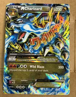 Pokemon TCG Mega M Charizard EX Flashfire Holo Ultra Rare Card 69/106 XY NM MT - Image 1