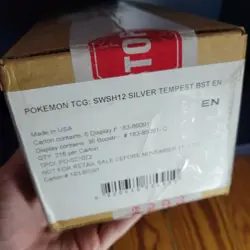 6x SWSH Silver Tempest SEALED Booster Boxes (CASE of Pokemon Cards) FIRST PRINT - Image 1