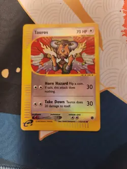 Tauros 133/165 Expedition Reverse Holo Pokemon Trading Card Game - Image 1